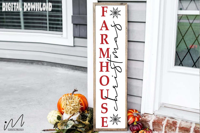 Farmhouse Christmas porch sign svg, Funny Christmas porch sign, cut files, Home decor svg SVG Isabella Machell 