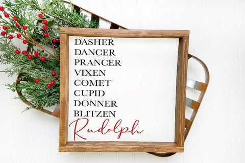 Farmhouse Christmas Sign Bundle SVG Simply Cutz 