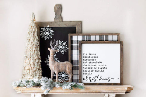 Farmhouse Christmas Sign Bundle SVG Simply Cutz 