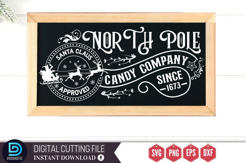 Farmhouse Christmas Sign Svg Bundle SVG DESIGNISTIC 