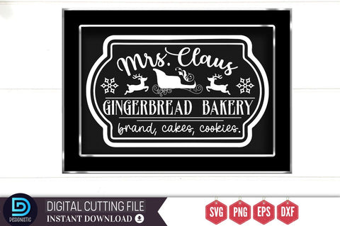Farmhouse Christmas Sign Svg Bundle SVG DESIGNISTIC 