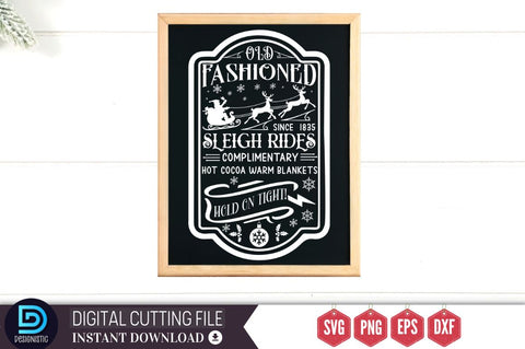 Farmhouse Christmas Sign Svg Bundle SVG DESIGNISTIC 