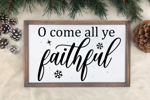 Farmhouse Christmas Sign Svg Bundle SVG Regulrcrative 