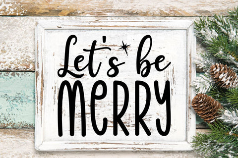 Farmhouse Christmas Sign Svg Bundle SVG Regulrcrative 