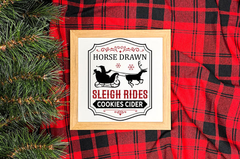 Farmhouse Christmas Sign SVG Bundle SVG Regulrcrative 