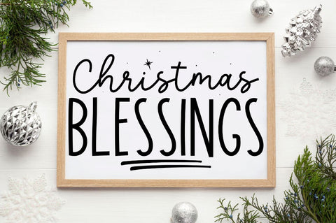 Farmhouse Christmas Sign Svg Bundle SVG Regulrcrative 