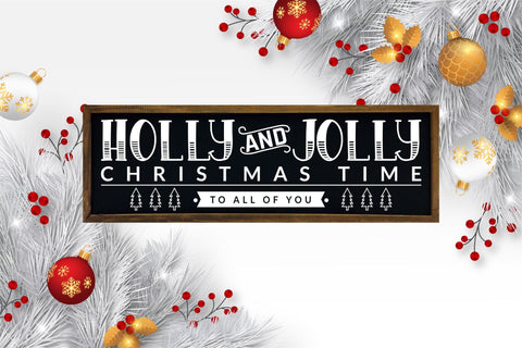 Farmhouse Christmas Sign SVG Design SVG CraftLabSVG 