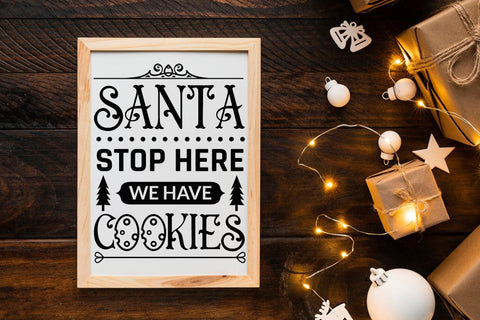 Farmhouse Christmas Sign SVG Design SVG CraftLabSVG 