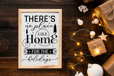 Farmhouse Christmas Sign SVG Design SVG CraftLabSVG 