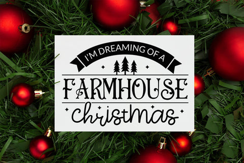 Farmhouse Christmas Sign SVG Design SVG CraftLabSVG 