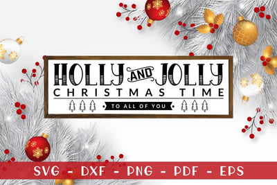 Farmhouse Christmas Sign SVG Design SVG CraftLabSVG 