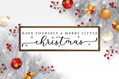 Farmhouse Christmas Sign SVG Design SVG CraftLabSVG 
