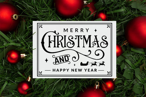 Farmhouse Christmas Sign SVG Design SVG CraftLabSVG 