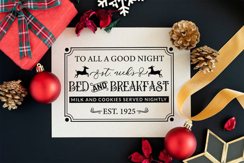 Farmhouse Christmas Sign SVG Design SVG CraftLabSVG 