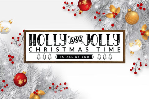 Farmhouse Christmas Sign SVG Design SVG CraftLabSVG 