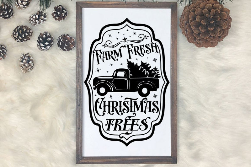 Farmhouse Christmas Signs SVG Bundle - So Fontsy