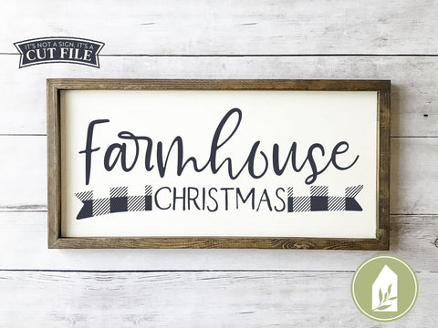 Farmhouse Christmas SVG | Buffalo Plaid SVG SVG LilleJuniper 