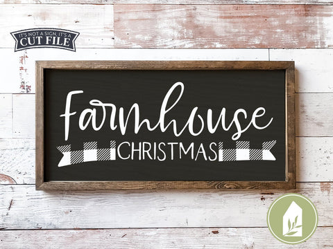 Farmhouse Christmas SVG | Buffalo Plaid SVG SVG LilleJuniper 