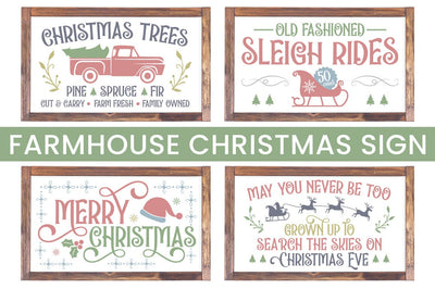 Farmhouse Christmas Svg Bundle, Christmas Farmhouse sign, Vintage Christmas SVG, Christmas Bundle Svg, Christmas Sign Bundle Svg Files SVG etcify 