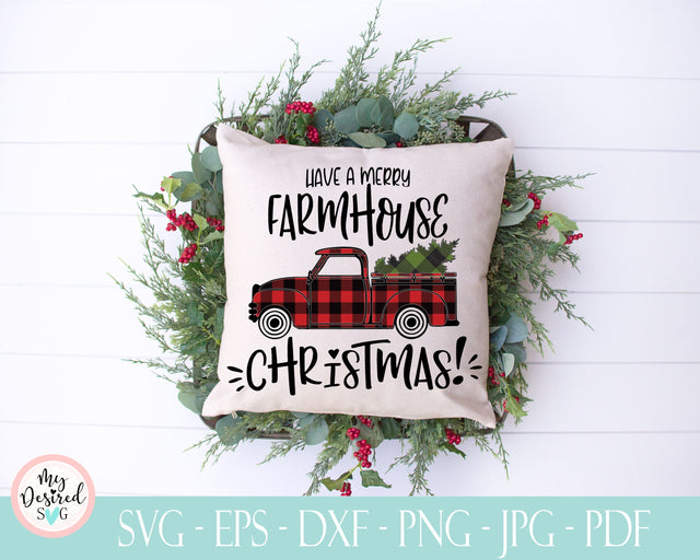 Farmhouse Christmas SVG, Christmas Sign Svg, farmhouse wall decor, Christmas Tree Svg, Modern farmhouse, Farmhouse Christmas File, Cricut SVG MyDesiredSVG 