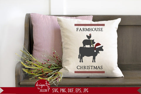 Farmhouse Christmas SVG Designs by Jolein 