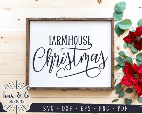 Farmhouse Christmas SVG Files | Christmas Sign | Holidays | Winter SVG (891705064) SVG Ivan & Co. Designs 