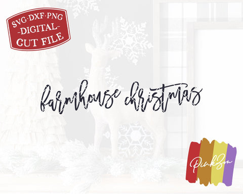 Farmhouse Christmas SVG Files | Christmas Sign Svg | Winter SVG | Holidays SVG | Commercial Use | Cricut | Silhouette | Digital Cut Files (1069869163) SVG PinkZou 