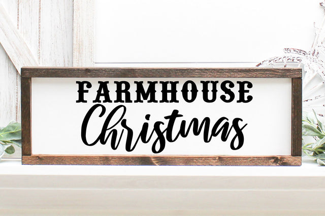 Farmhouse Christmas Svg, Png, Dxf SVG RedFoxDesignsUS 
