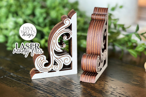 Farmhouse Corbels Glowforge SVG | Laser Cutting Design SVG Diva Watts Designs 