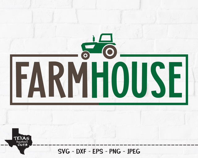 Farmhouse | Country SVG SVG Texas Southern Cuts 