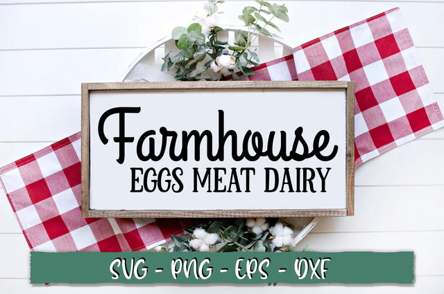 Farmhouse eggs meat dairy SVG SVG Shetara Begum 