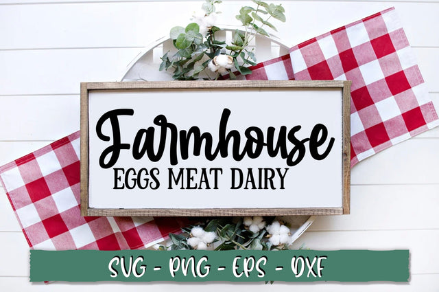 Farmhouse eggs meat dairy SVG SVG Shetara Begum 