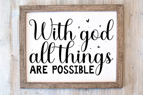 Farmhouse Faith Sign Svg Bundle SVG Regulrcrative 