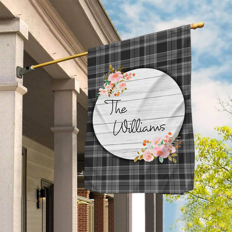 Farmhouse Fall Garden Flag Sublimation Design, Autumn Garden Flag, Buffalo Plaid Digital Printable Art, Porch Flag Sublimation CaldwellArt 