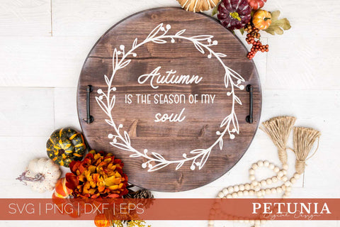 Farmhouse Fall Round Sing Bundle | Autumn Sign SVG SVG Petunia Digital Design 