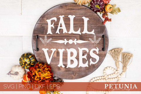 Farmhouse Fall Round Sing Bundle | Autumn Sign SVG SVG Petunia Digital Design 