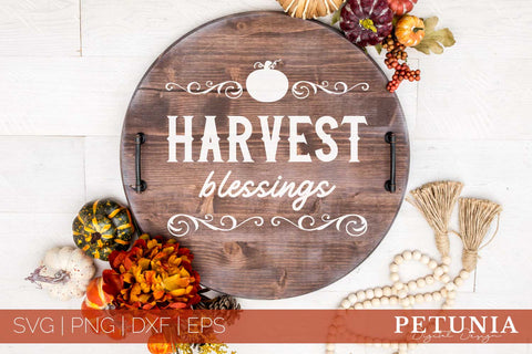 Farmhouse Fall Round Sing Bundle | Autumn Sign SVG SVG Petunia Digital Design 