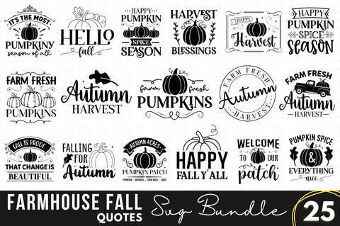 Farmhouse Fall Sign Svg Bundle SVG Regulrcrative 