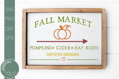 Farmhouse Fall Wood Sign SVG-Fall Market SVG SVG Linden Valley Designs 