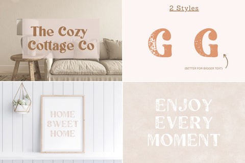 Farmhouse Font Bundle Font Cotton White Studio 