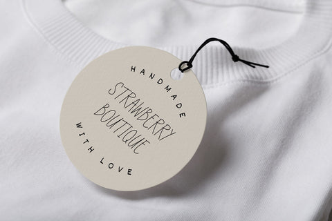 Farmhouse Font Cotton White Studio 