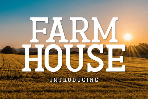 Farmhouse Font Font Fox7 By Rattana 