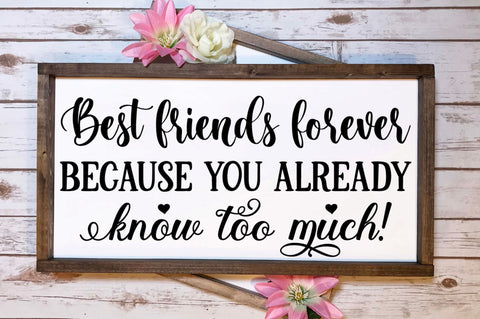 Farmhouse Friend Sign Bundle SVG Regulrcrative 