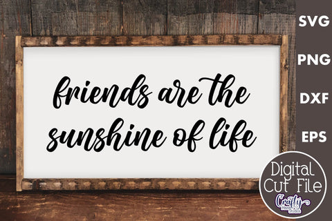 Farmhouse Friend Svg Bundle | Friend Sign Svg SVG Crafty Mama Studios 