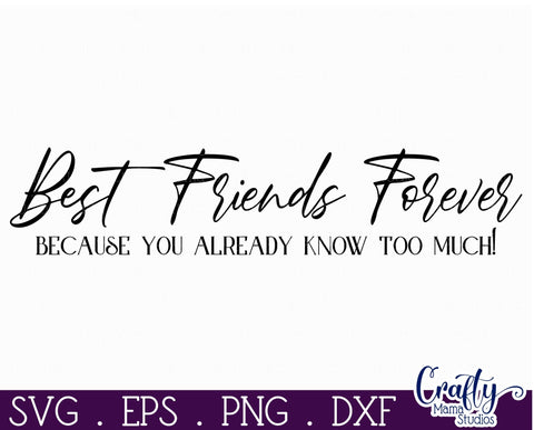 Farmhouse Friends Sign Svg, Best Friends Forever SVG Crafty Mama Studios 