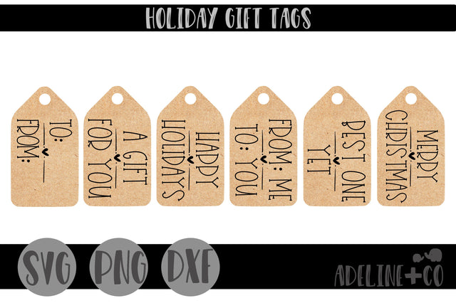 Farmhouse gift tags, Christmas SVG Adeline&co 