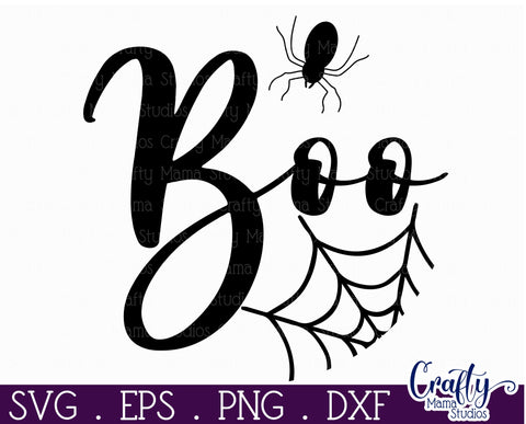 Farmhouse Halloween Round Sign, Boo Svg Cut File SVG Crafty Mama Studios 