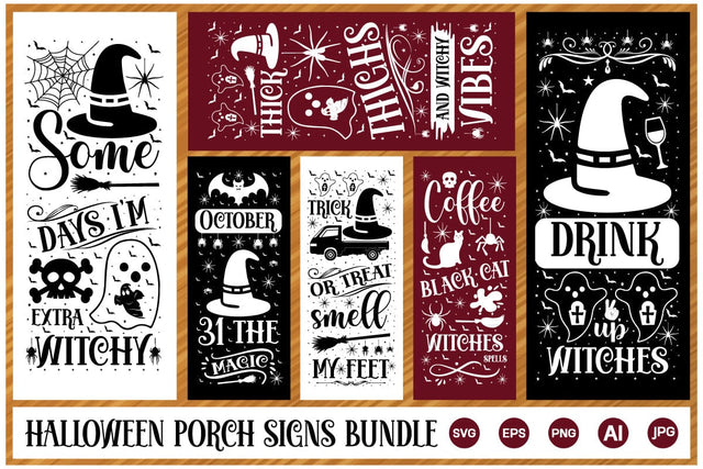 Farmhouse Halloween Sign SVG Bundle SVG designmaster24 
