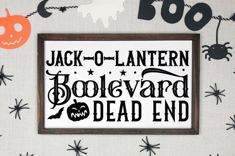 Farmhouse Halloween Sign Svg Bundle SVG Regulrcrative 