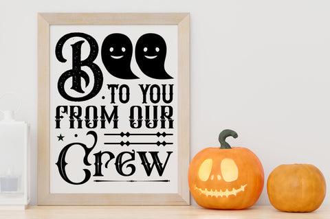 Farmhouse Halloween Sign Svg Bundle SVG Regulrcrative 